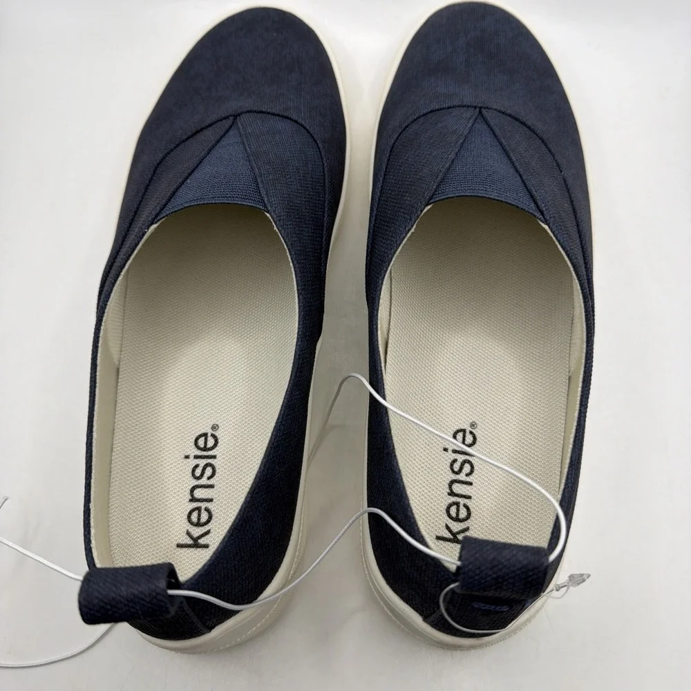 Kensie Size 6.5 SALIA Navy Slip On Loafers Women's Shoes. New size 7